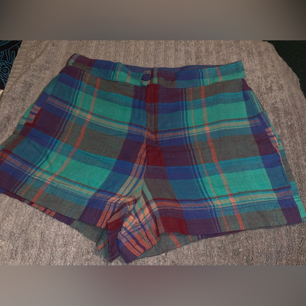 Free People - Women’s Size 8 Isla Plaid Shorts